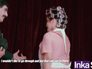 Sex college lesssion: latina lady with twintails gets pummeled doggystyle