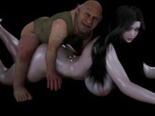 3D fat udders hoe Got Her moist fuckbox banged so stiff by elder Cock