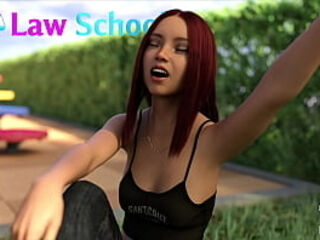 Law School #15 - uber-cute crimson Head With diminutive knockers likes Her promiscuous school Life