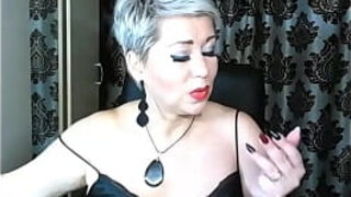 Naughty lewd granny deftly plays with her crevasses and faithfully inhales grandpa's dick&rpar;&rpar;