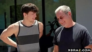 Stepmom MILF enjoys the huge youthful man sausage of her stepson