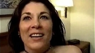Mature wife get her creampie with four strangers