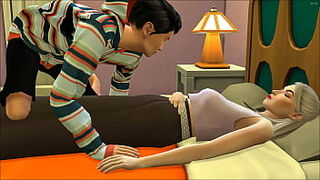 Step mother and sonny have lovemaking for the first-ever time after he puts himself in his couch after the blanket