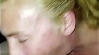 Wife drinks 14 loads down her hatch compilation