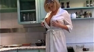 Gorgeous immense all-natural melons MILF