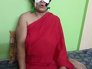 Mature fat immense butthole and plump ass saree dressed in tantrik mata randomly screwed by her mature schoolgirl and she moaning