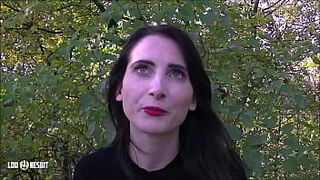 Cuckold licking Cum from a stranger of my rump Lou Nesbit&comma; Lia Louise