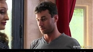 SEXY red-haired cougar steals her beau for the weekend