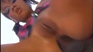 HD asian teen assfuck swallow big monster ginormous black cock