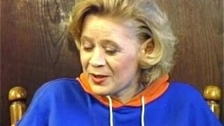 Granny enjoys immense Cock