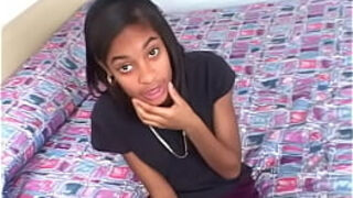 Barely Legal youthfull 18 yo dark-hued Teen in inexperienced dark-hued Hardcore Sex Video