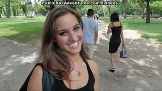 Awesome public intercourse venture with scorching babe