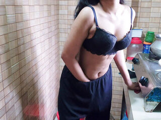 Hot nymph in the kitchen with fabulous figure.