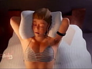 3D old-school towheaded on couch massive jugs knocker Expansion POV sex w/ Sound added