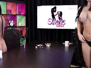 COMPILADOS DA FERNANDA RIBEIRO NO PAPO COM TIFANY (SWING CAST) - PARTE 1 (WATCH ON: SHEER/RED)