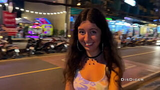 Fucked all night in rectal baby I picked up on public beach bar