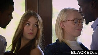 BLACKED ginger-haired Kimberly Brix very first Interracial Threesome