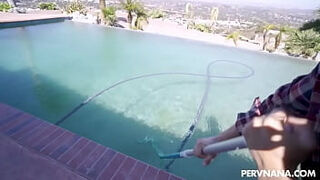 Horny step grandma asks step grandson for sex