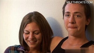 Horny bi-atch surprise cum in mouth