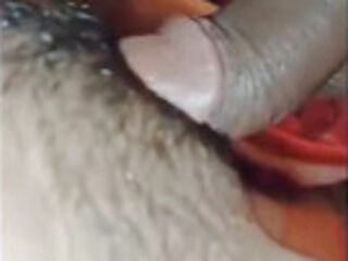 Oil Massage to hubby Dick