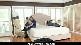 Hot Redheaded cougar step-mom With A massive caboose Lauren Phillips tears up sonny After Stepdad Naps
