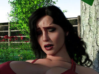 Desi Indian fantastic Neha Bhabhi lovemaking with her Devar in the garden