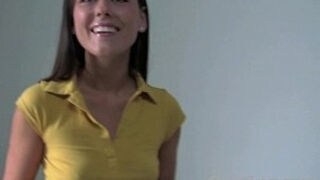 Casting HD super-sexy youthfull inexperienced takes first time creampie