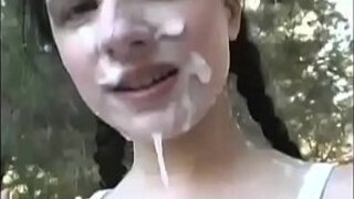 Public Cumshot-Lena Ramon Walks in Public dressed in ginormous Rodney Blast