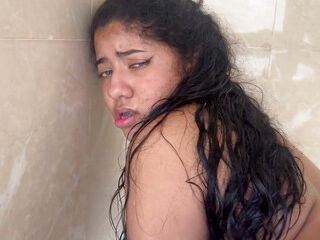 My ultra-cute stepsister is alone at home and I go in to screw her hard until she climaxes everywhere.