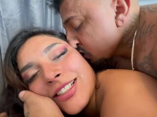 Busty latina wife gets naughty after watching football with her spouse and lures him for a wild sex