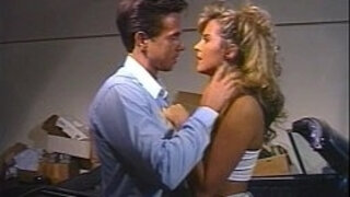 Peter North drills a hot towheaded bi-atch in a parked car