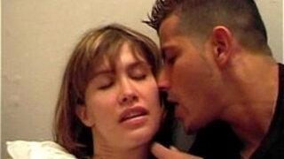 Busty French girlfriend bj's and pummels with facial