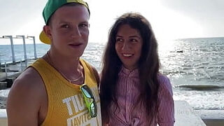 Cuckold watches his hoe wifey boning with stranger and stranger jizm in cheating mouth