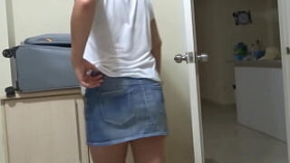 Stepmom finds me draining off&comma; she gets exhilarated and we have sex&comma; XXL cum shot on her furry pussy