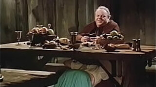 Handosome grandpa receiving a supreme blowjob