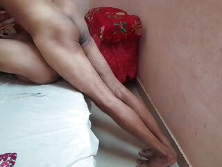 Indian village lady and her spouse have orgy at home