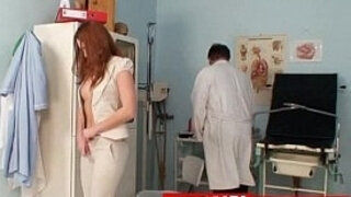 Gorgeous european ginger-haired babe Denisa Heaven at filthy poon doctor