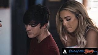 OUT OF THE FAMILY - super-naughty MILF Has three way With Her Stepfamily