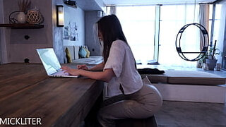 My partner didn't hesitate for long when she spotted the enormous cock&period;