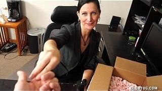 Sexy Milf hj At The Office