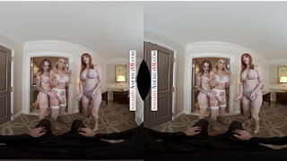 Naughty America - Lauren Phillips and Natasha Starr surprise the bride&comma; Katie Morgan&comma; with the super-hot stripper they spotted for