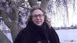 GERMAN SCOUT - fat inborn milk cans plumper Mature Kathy Deep Pickup for audition Fuck