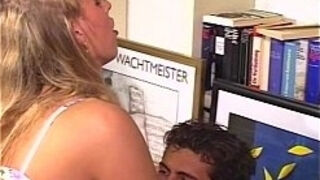 Blonde MILF anal invasion boinked atm Cumshot