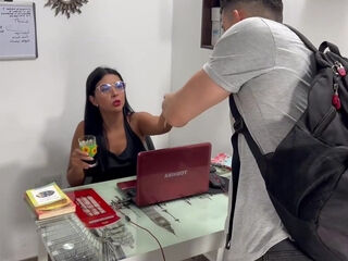 The hr needed to check his corporal conditions with her mouth