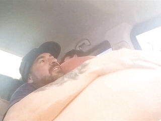 App driver tears up passenger who pisses herself and cums in the car!