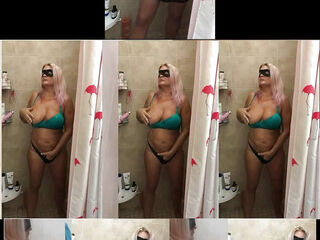 Sexy wifey hetero off the Beach to Rinse off Shower Gets Herself off Like a Depraved Slut