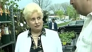 German plus-size mommy picked up for first anal