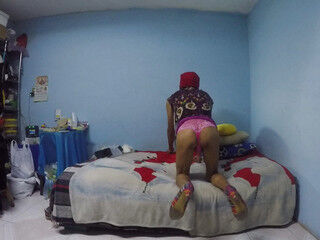 Joselynne Crossdresser In High high-heeled slippers web cam In Mini Dress Part Second