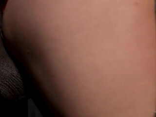 Sarah Jessie's Gloryhole Ride: bi-racial fuckbox Action