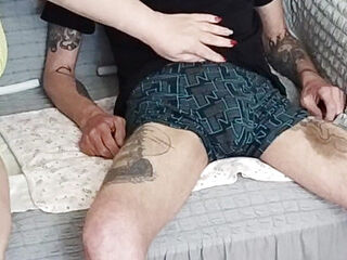 Mother-in-law with sucky-sucky deepthroats dick and drinks cum